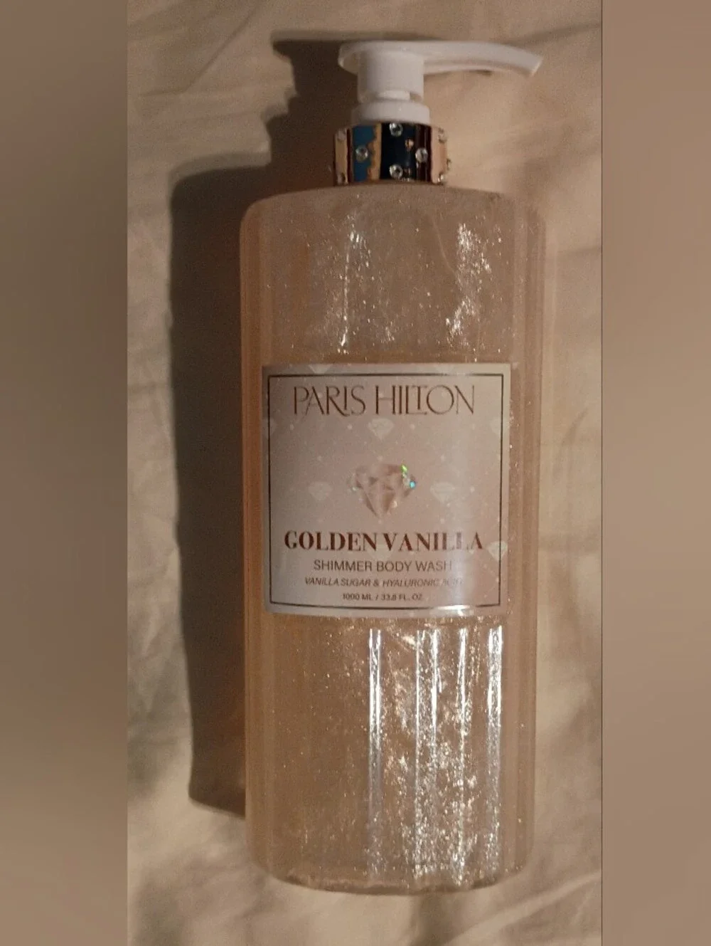 Paris Hilton Golden Vanilla Shimmer Body Wash - 33.8 Fl Oz New